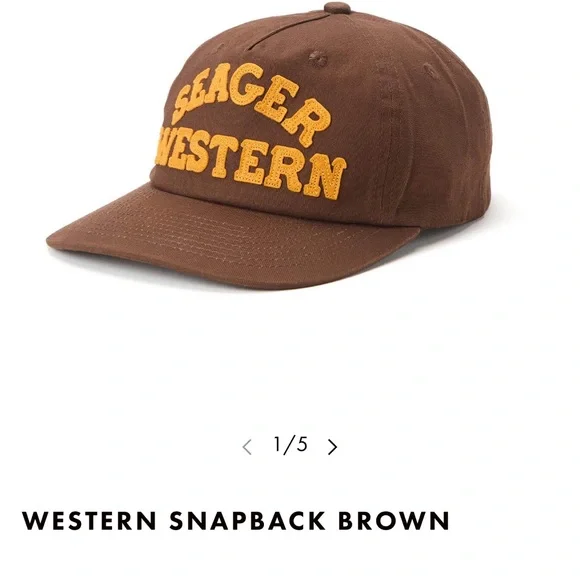 Seager Western Brown Cap - Picture 3 of 3